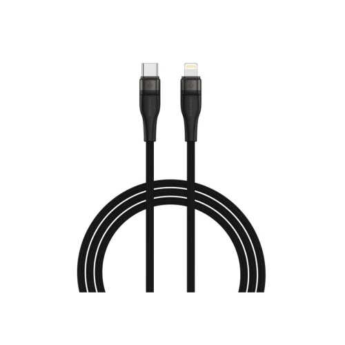 Кабель SENTEO SM-05 Onyx series 30W Type-C to Lightning 1m black
