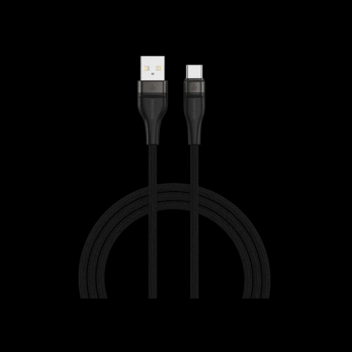 Кабель SENTEO SM-05 Onyx series 3A USB to Type-C 1m black