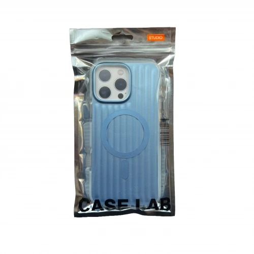 Чехол CASE LAB Ribbed Matte Case iPhone 16 Pro blue