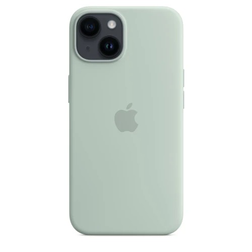 Чехол Silicone Case 1:1 for iPhone 14 Pro Max with MagSafe animation, succulent