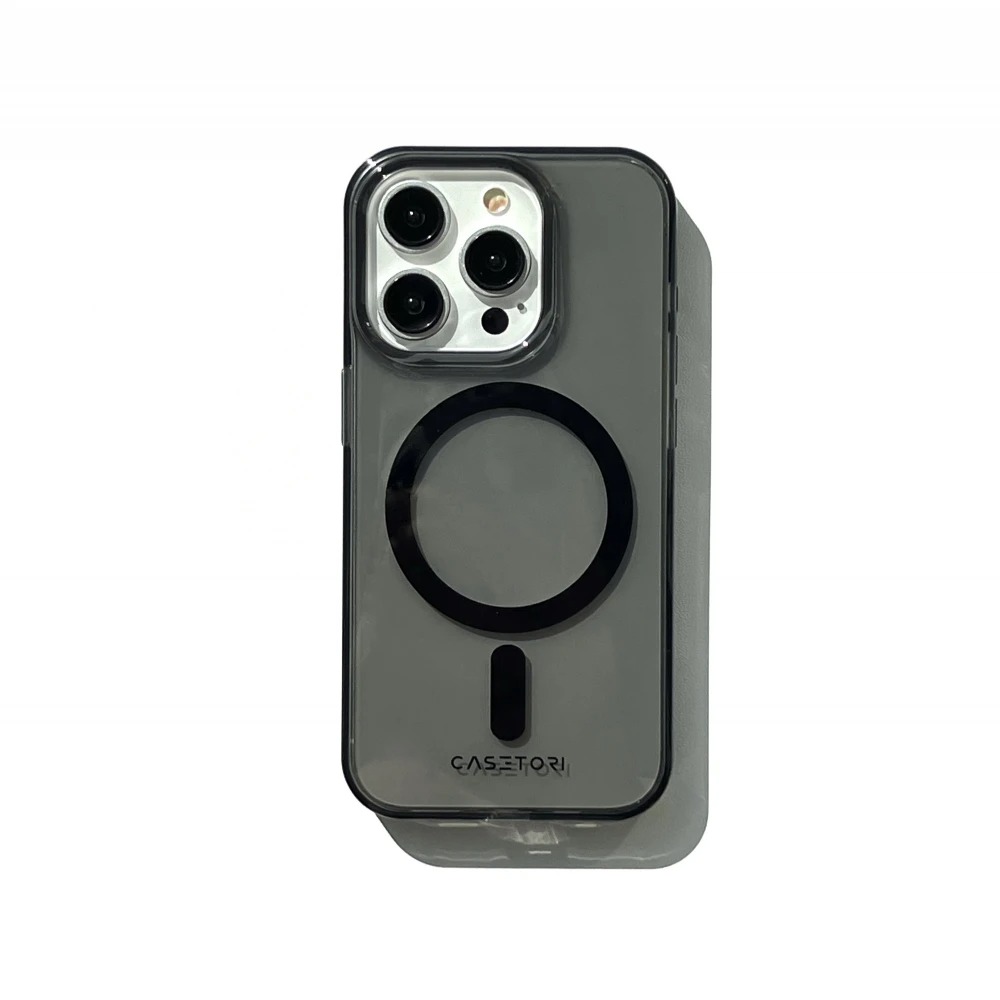 Чехол TPU Protect CASETORI for iPhone 16 Pro with MagSafe, black