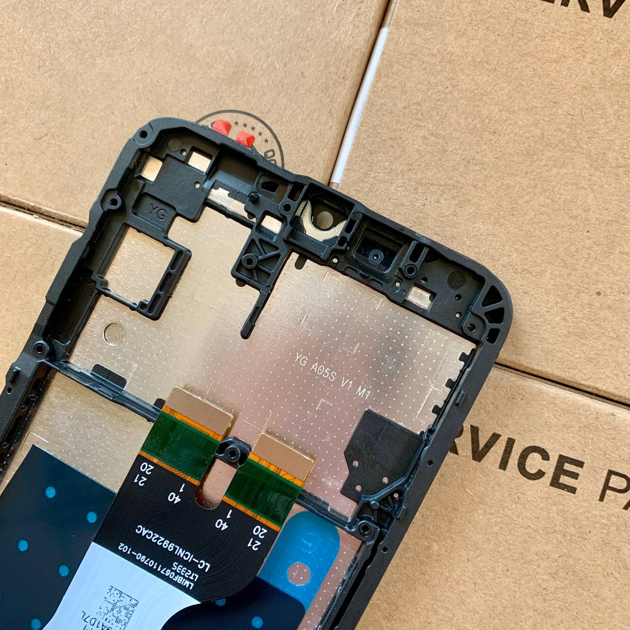 Дисплей Samsung A057 Galaxy A05s 2023 black, с рамкой, Original (China)