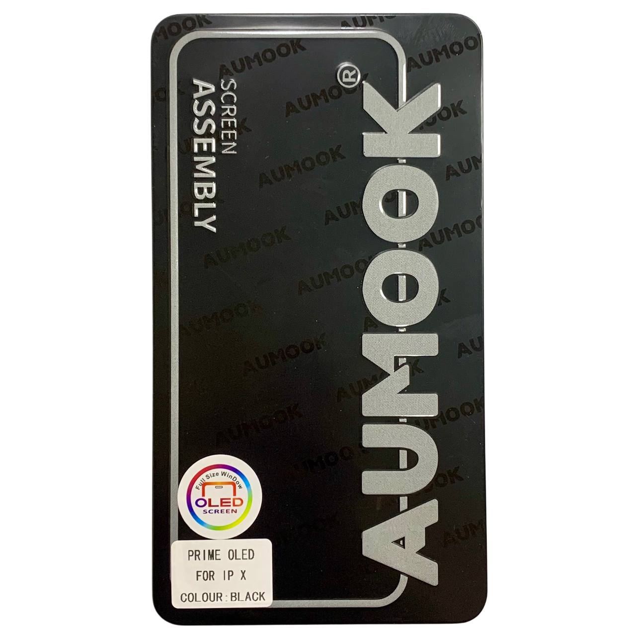 Дисплей iPhone X black, с рамкой, AUMOOK Prime HARD OLED