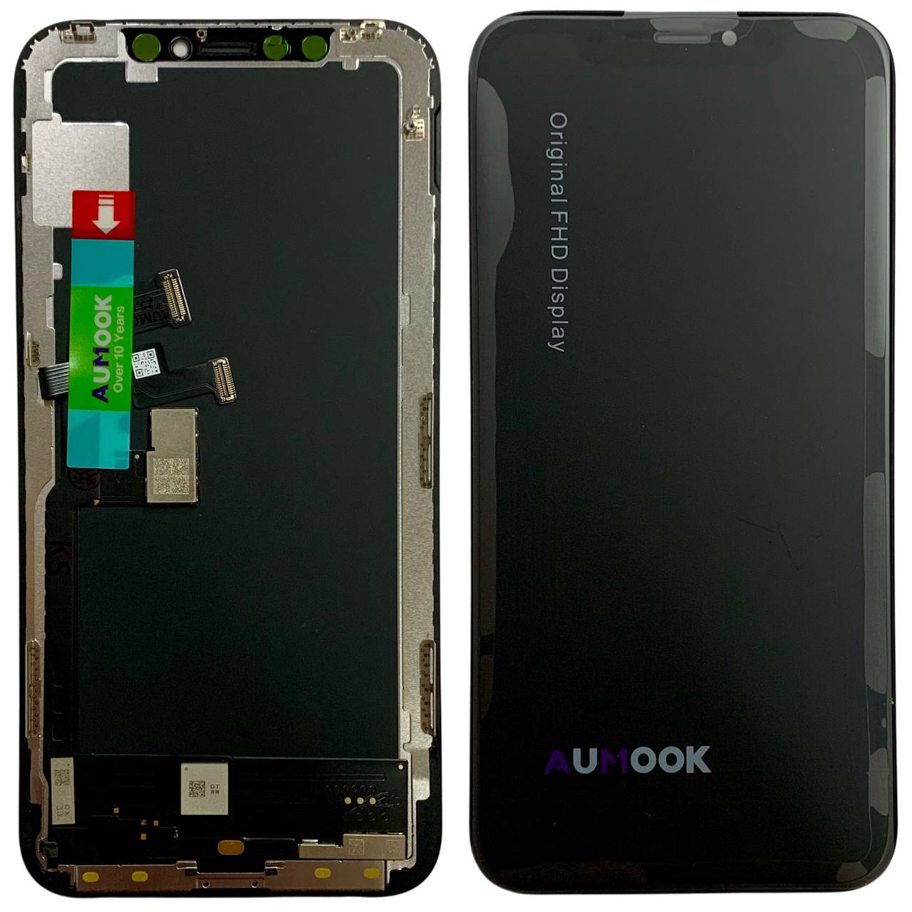 Дисплей iPhone X black, с рамкой, AUMOOK Prime HARD OLED