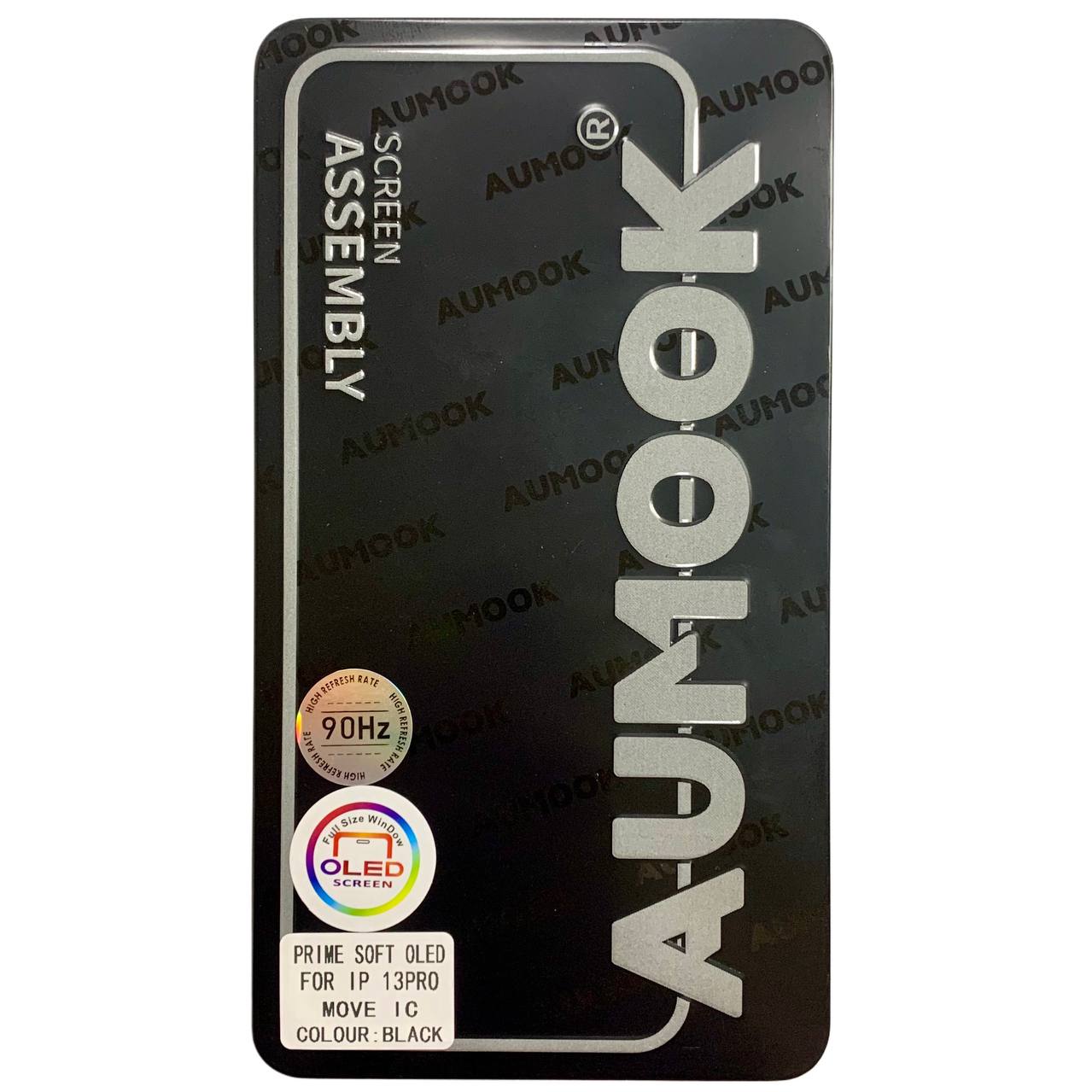 Дисплей iPhone 13 Pro black, с рамкой, AUMOOK Prime SOFT OLED 90Hz (можно заменить микросхему)