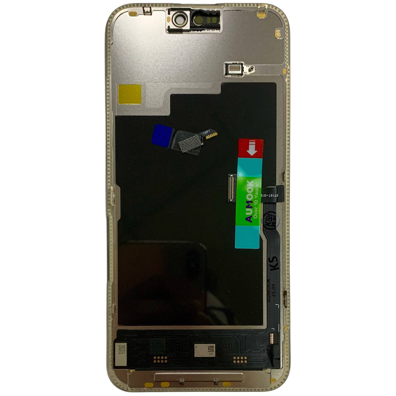 Дисплей iPhone 15 Pro Max black, с рамкой, AUMOOK Prime SOFT OLED 120Hz (move IC)