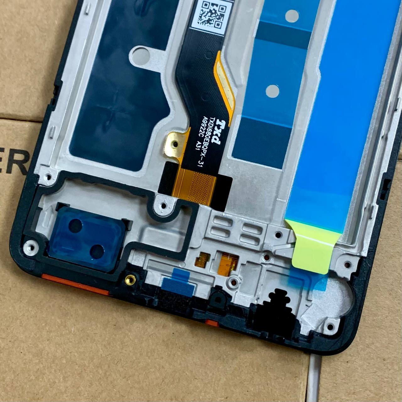 Дисплей Infinix Hot 40 black, з рамкою, Original (China)