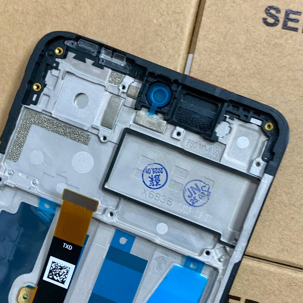 Дисплей Infinix Hot 40 black, з рамкою, Original (China)