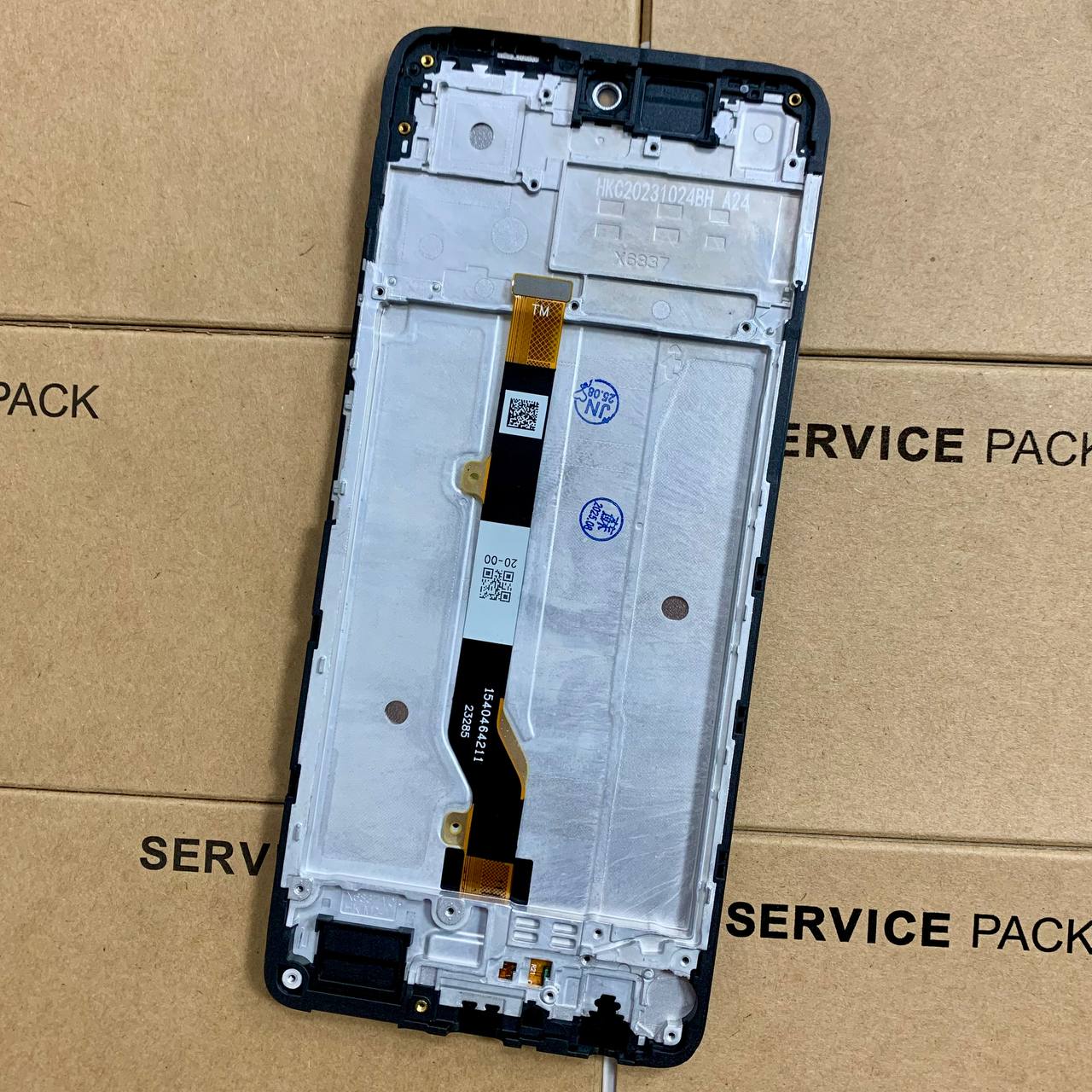 Дисплей Infinix Hot 40 Pro black, з рамкою, Original (China)