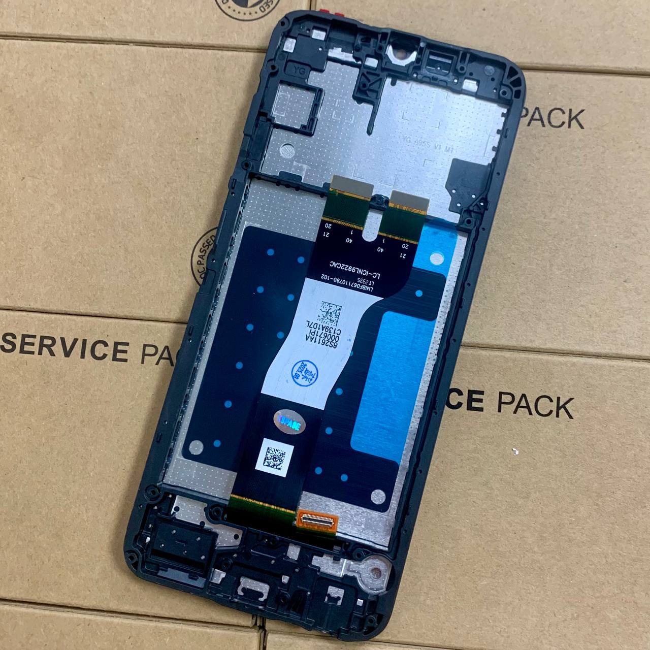 Дисплей Samsung A057 Galaxy A05s 2023 black, с рамкой, INCELL
