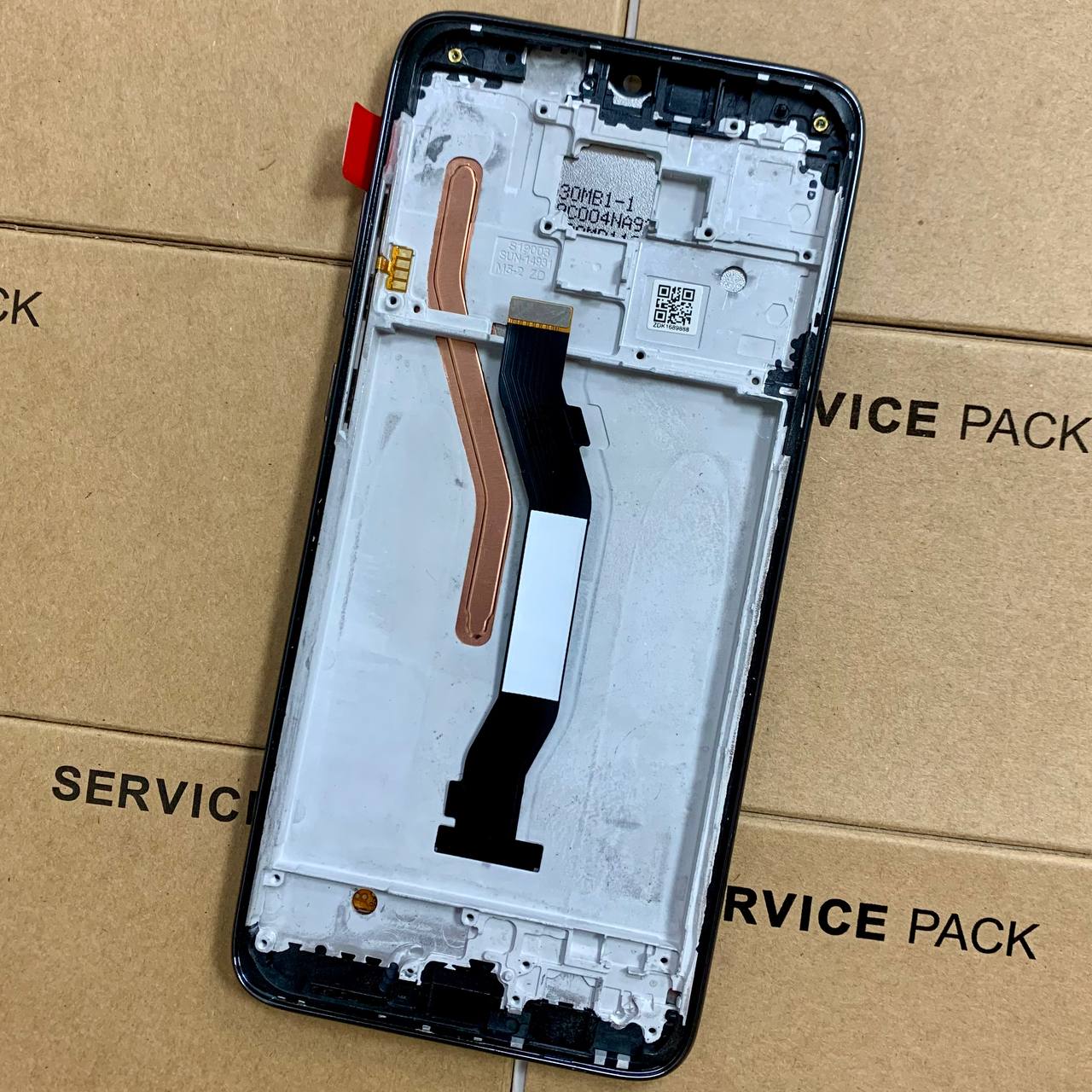 Дисплей Xiaomi Redmi Note 8 Pro black, з рамкою, Original (China)