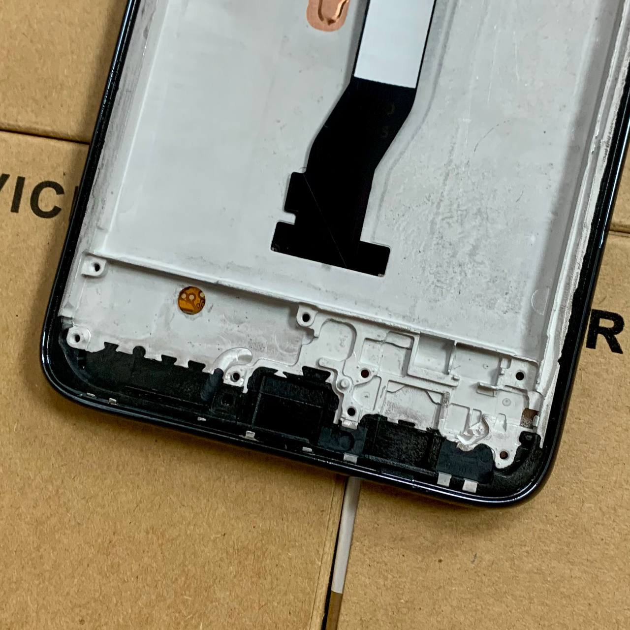 Дисплей Xiaomi Redmi Note 8 Pro black, з рамкою, Original (China)