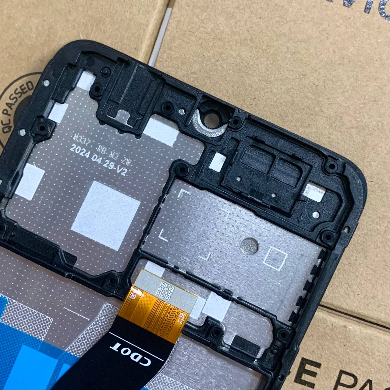 Дисплей Xiaomi Redmi A3 | Redmi A3x black, с рамкой, Original (PRC)