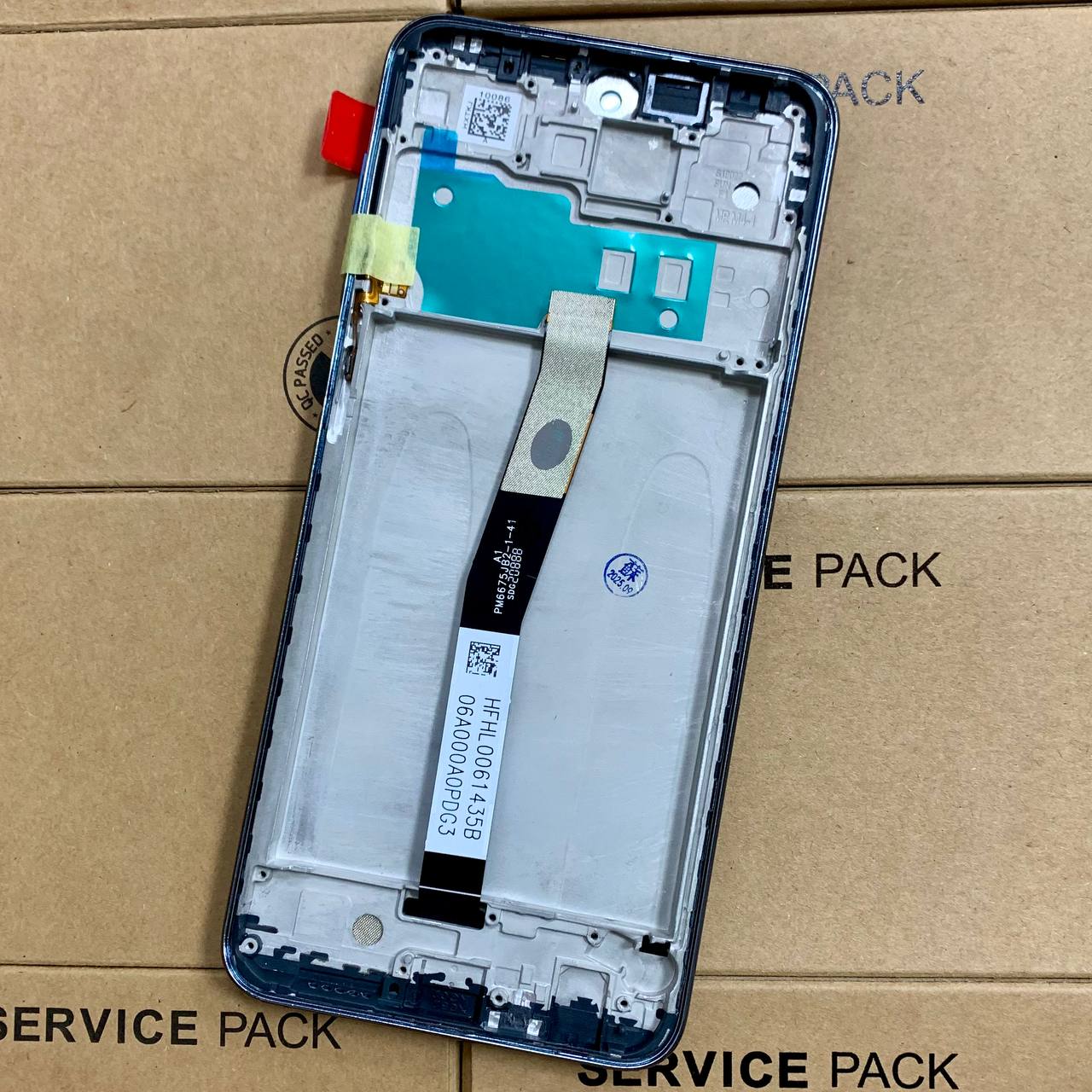 Дисплей Xiaomi Redmi Note 9S | Note 9 Pro | Note 9 Pro Max black, з рамкою, Original (PRC)