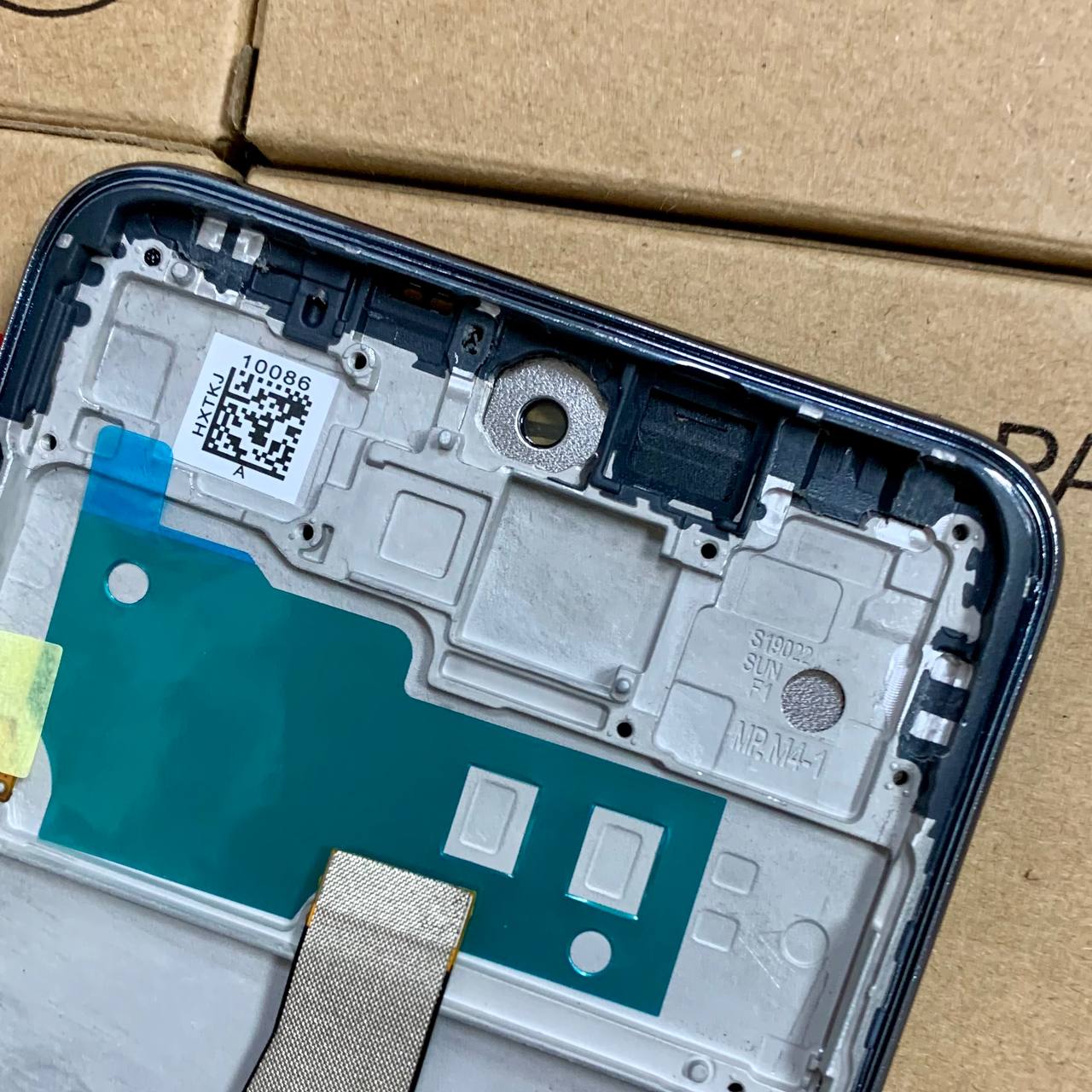 Дисплей Xiaomi Redmi Note 9S | Note 9 Pro | Note 9 Pro Max black, з рамкою, Original (PRC)