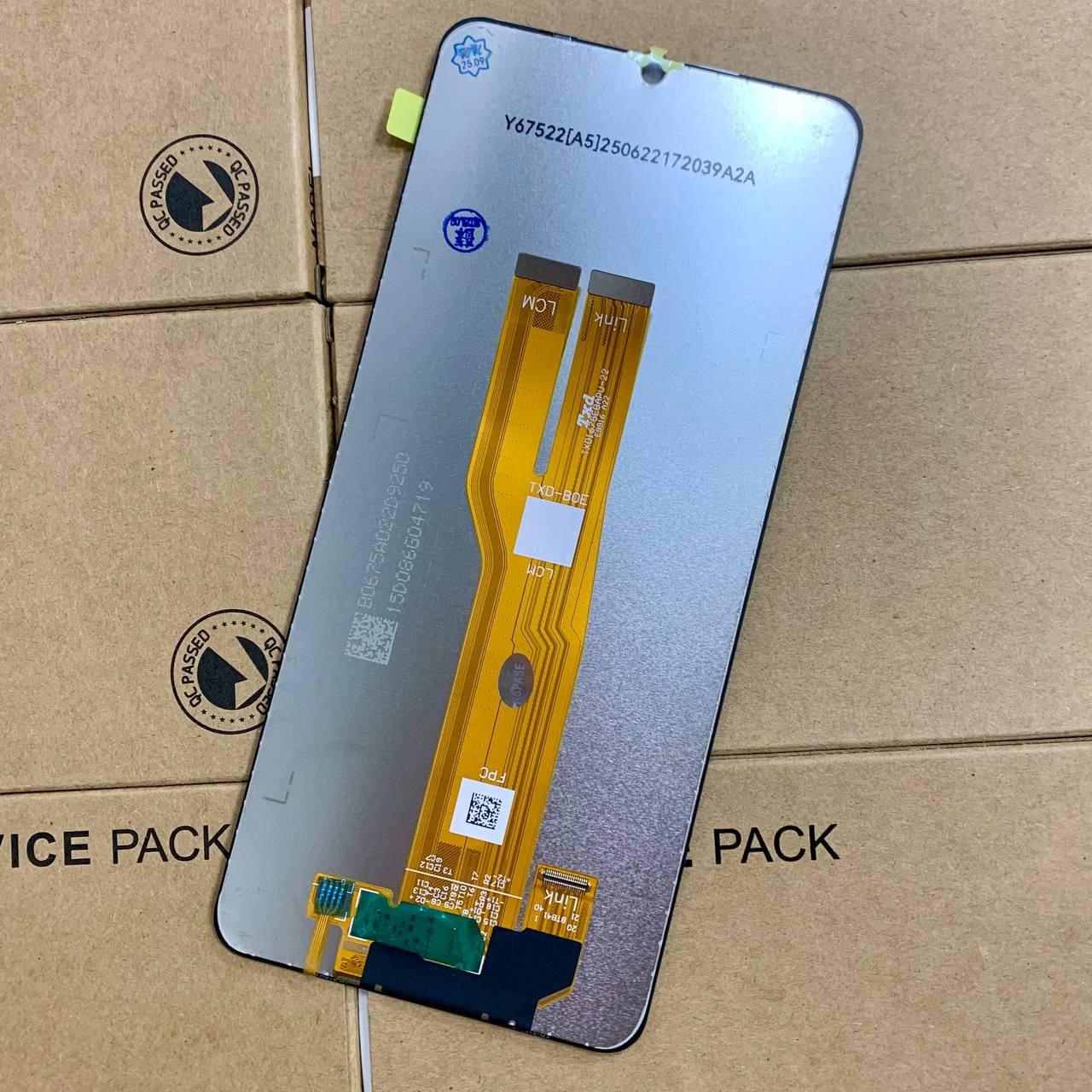 Дисплей Samsung A075 Galaxy A07 2025 black, без рамки,  Original (China)