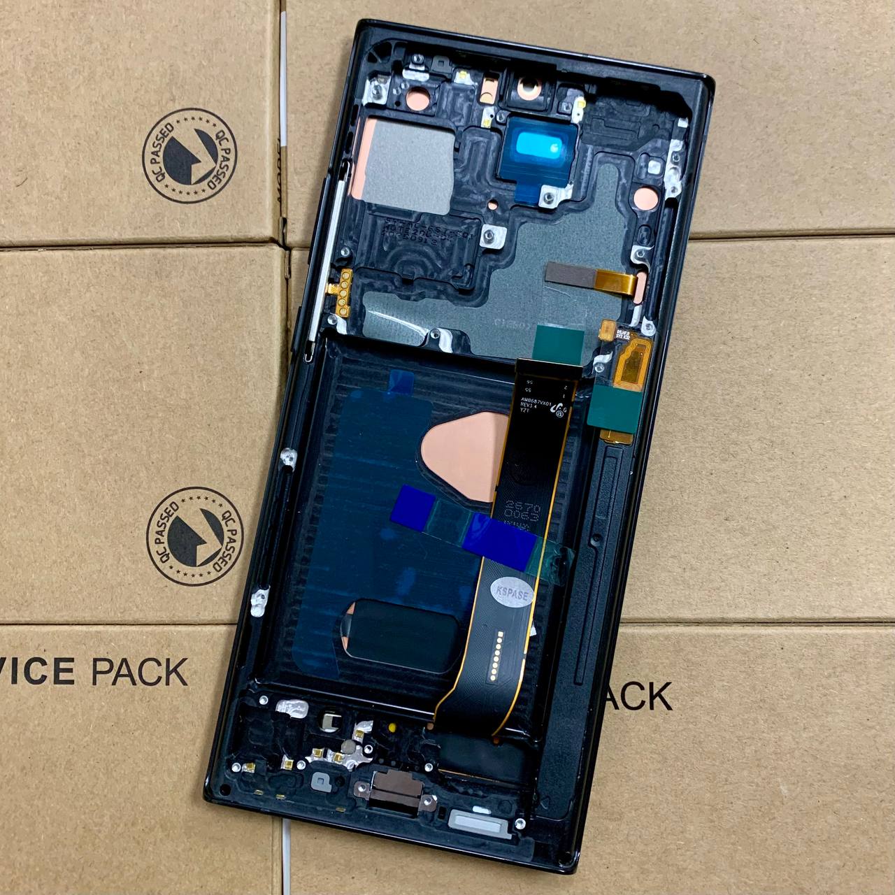 Дисплей Samsung N985 | N986 Note 20 Ultra 5G black, з рамкою, OLED