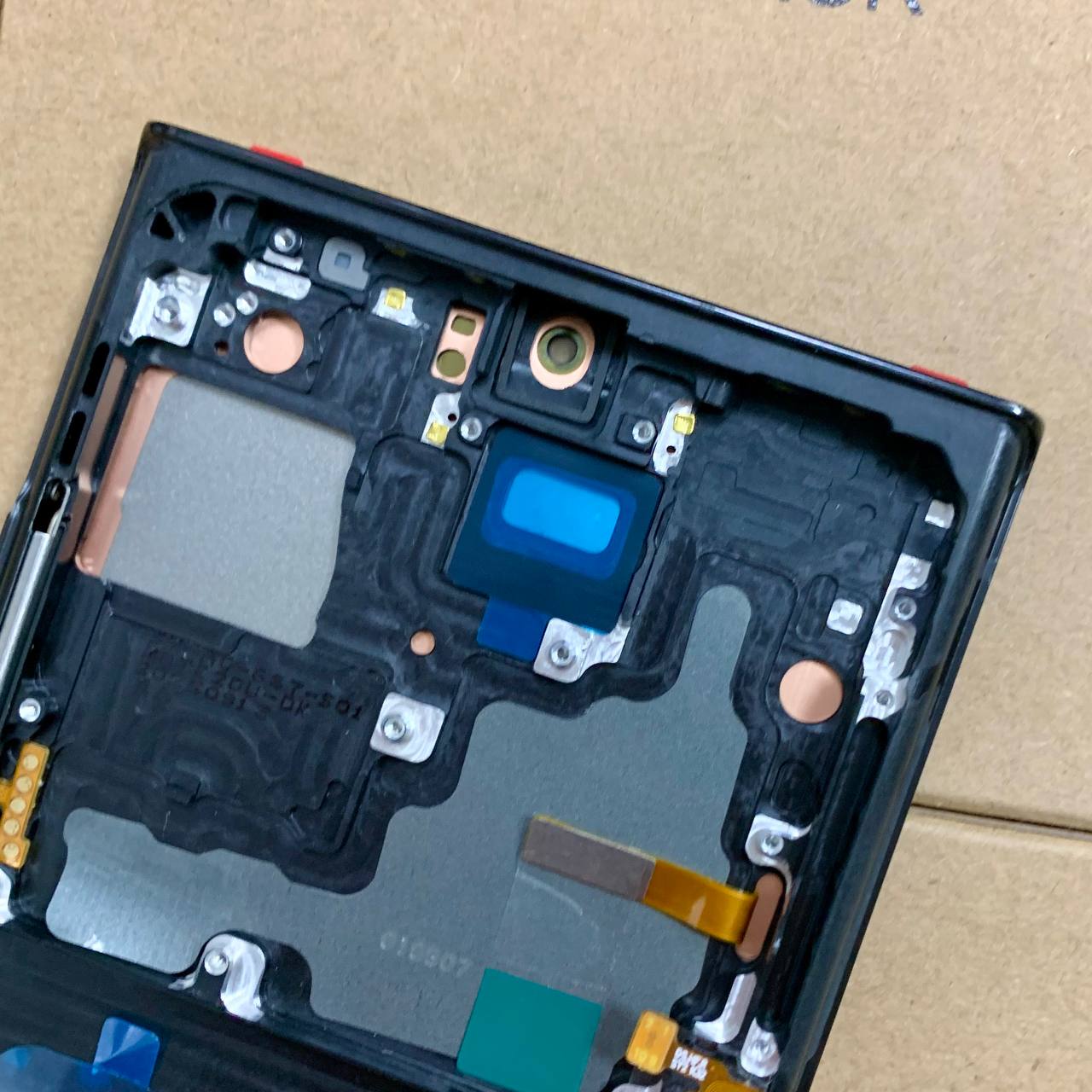 Дисплей Samsung N985 | N986 Note 20 Ultra 5G black, з рамкою, OLED