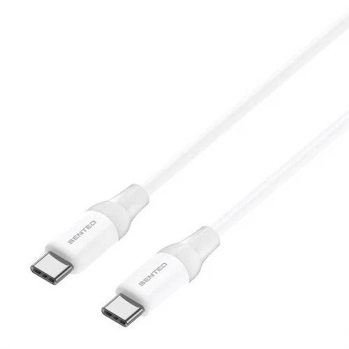 Кабель SENTEO SL-07 60W Type-C to Type-C 1.2m white