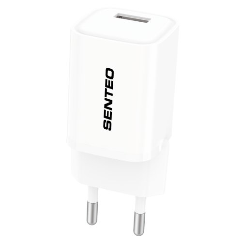 МЗП 1Port SENTEO S-01 USB QC3.0 18W (CE Сертификат) white