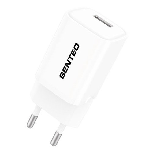 МЗП 1Port SENTEO S-01 USB QC3.0 18W (CE Сертификат) white