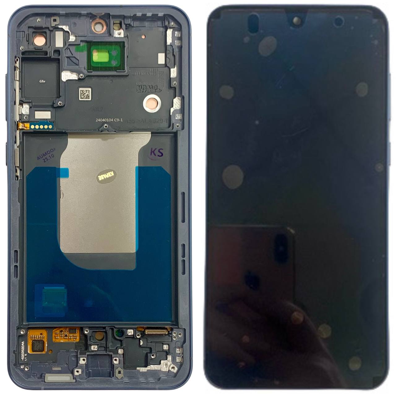 Дисплей Samsung A556 Galaxy A55 5G 2024 black, з рамкою, Original (China)