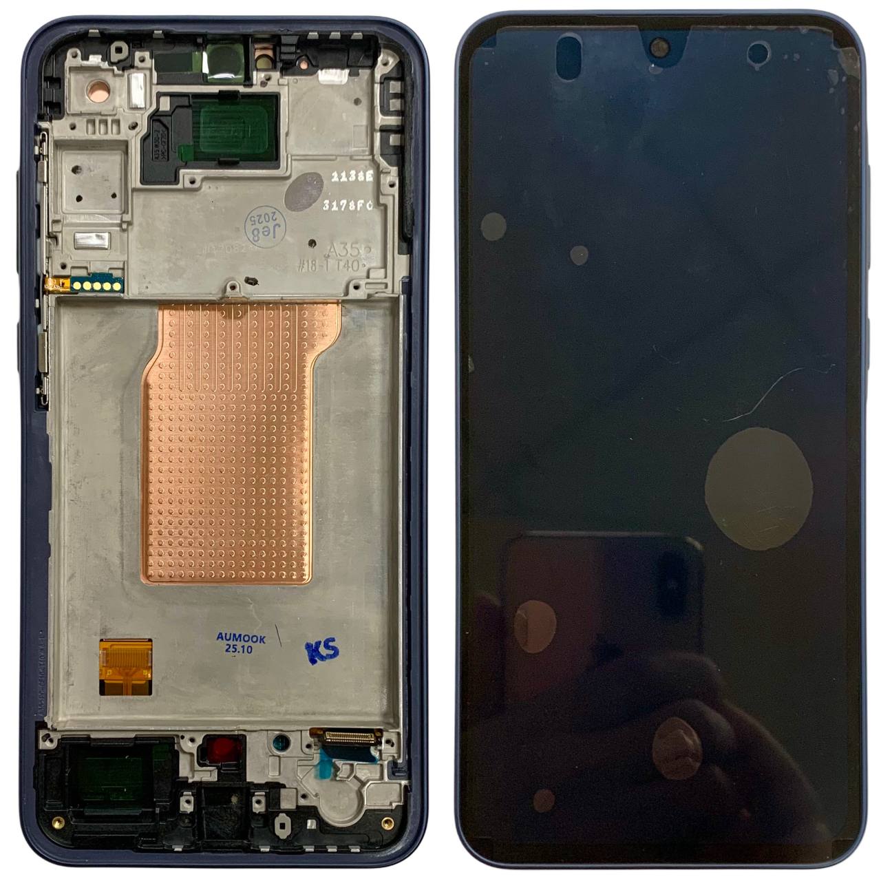 Дисплей Samsung A356 Galaxy A35 5G 2024 black, з рамкою, Original (China)