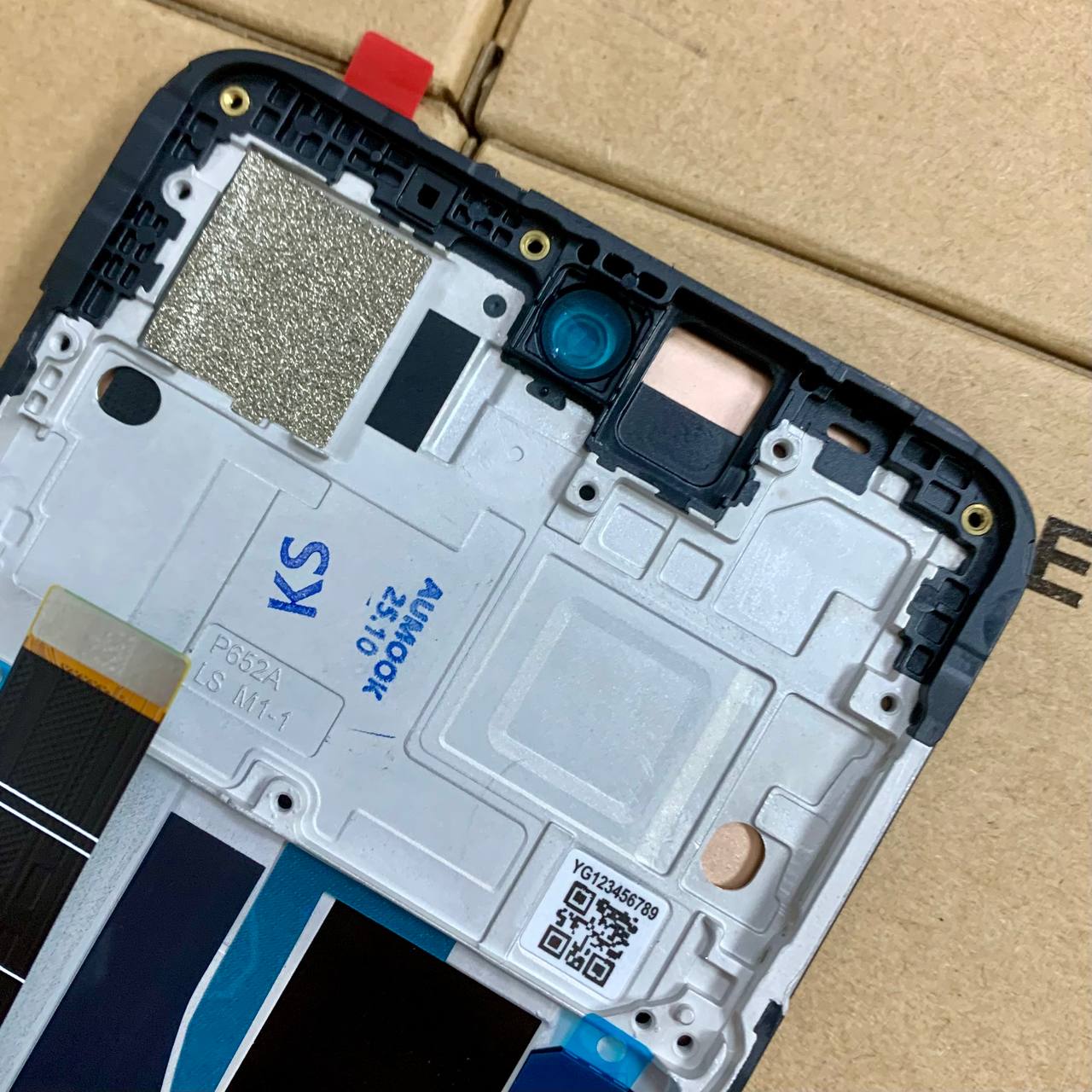 Дисплей Motorola Moto G84 black, с рамкой, INCELL