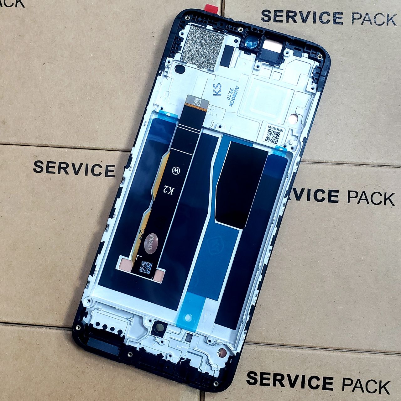 Дисплей Motorola Moto G84 black, с рамкой, Original (China)