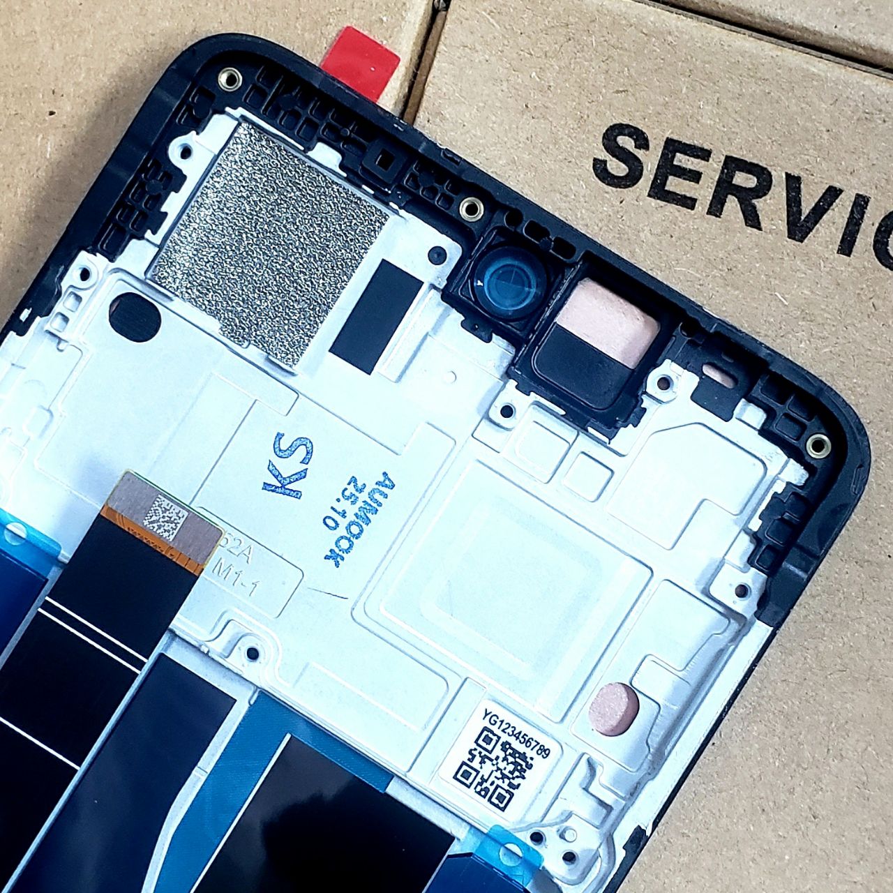 Дисплей Motorola Moto G84 black, с рамкой, Original (China)