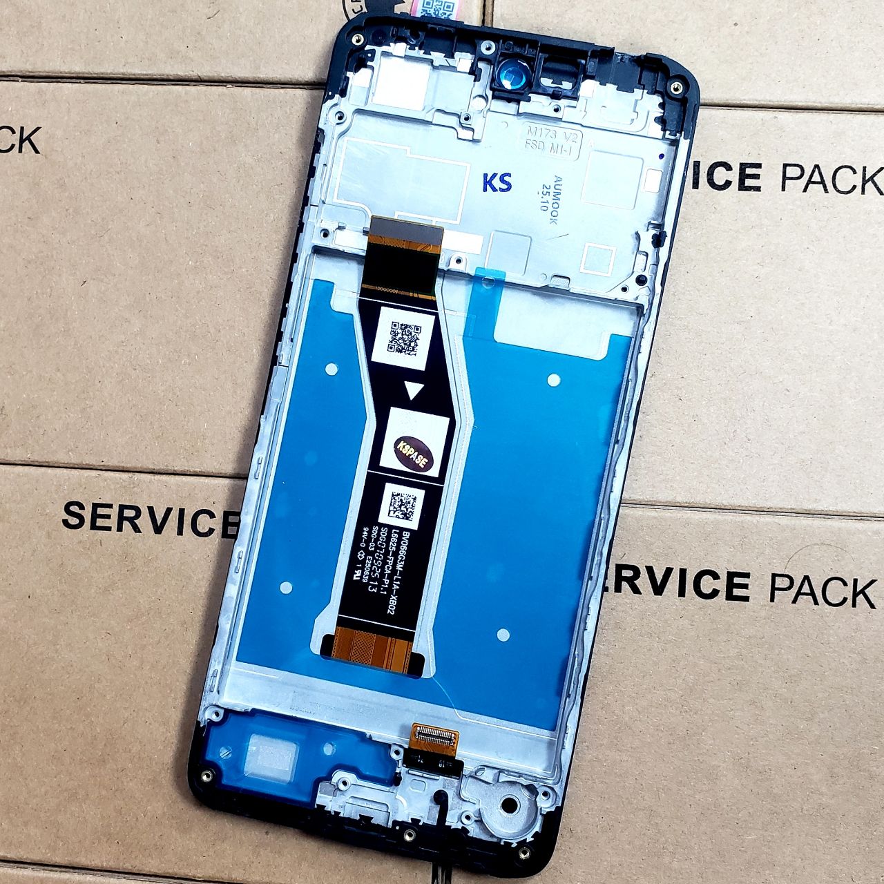 Дисплей Motorola Moto E14 black, с рамкой, Original (PRC)