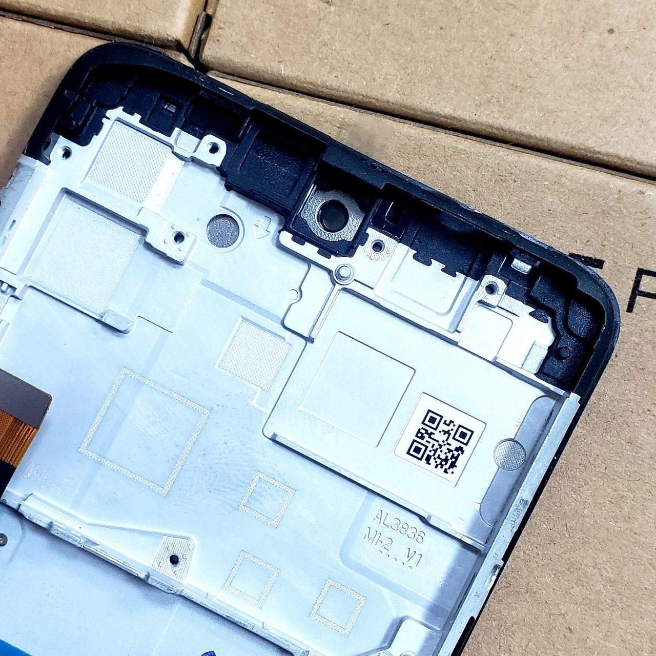 Дисплей Motorola Moto G60S black, с рамкой, Original (PRC)