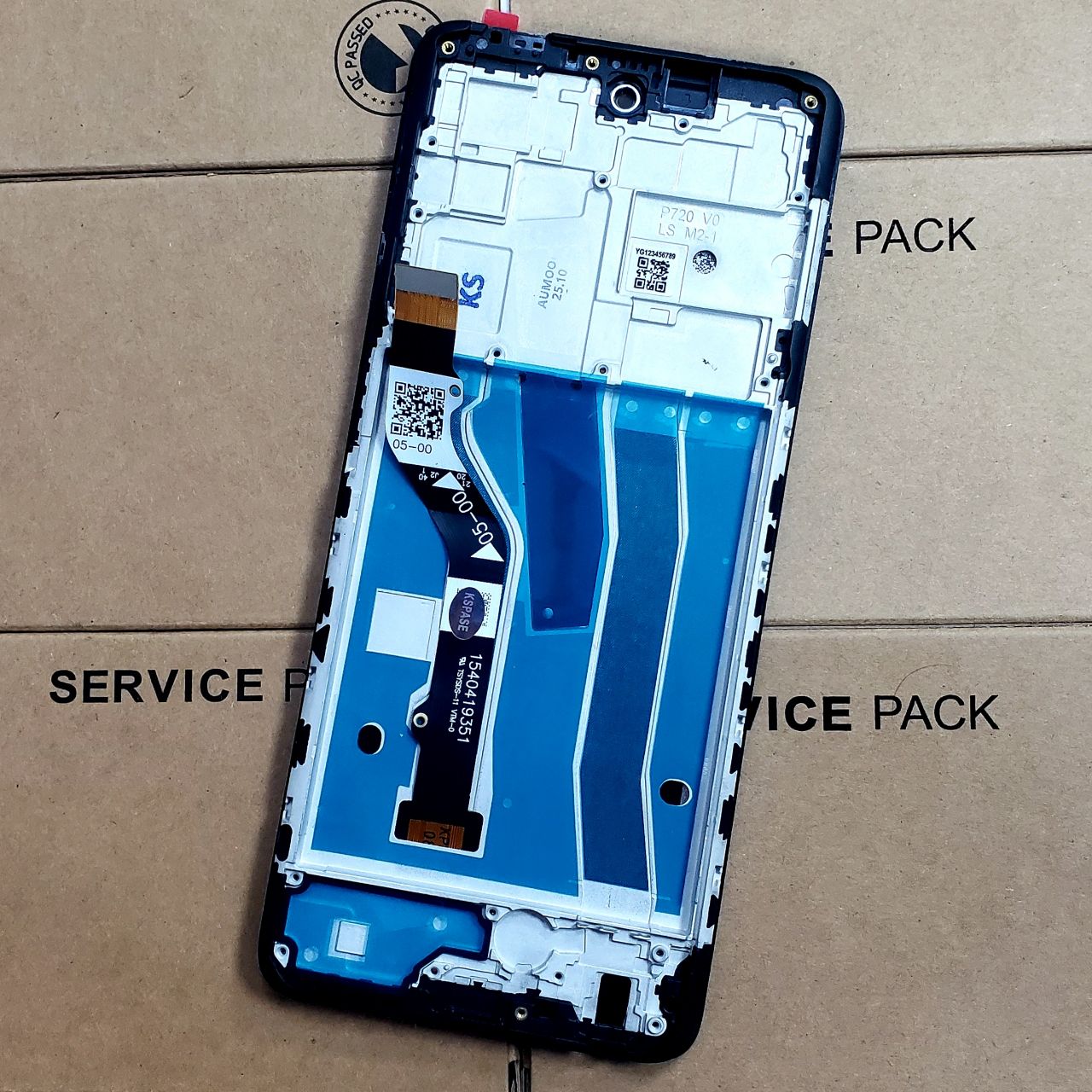 Дисплей Motorola Moto G51 5G black, с рамкой, Original (PRC)