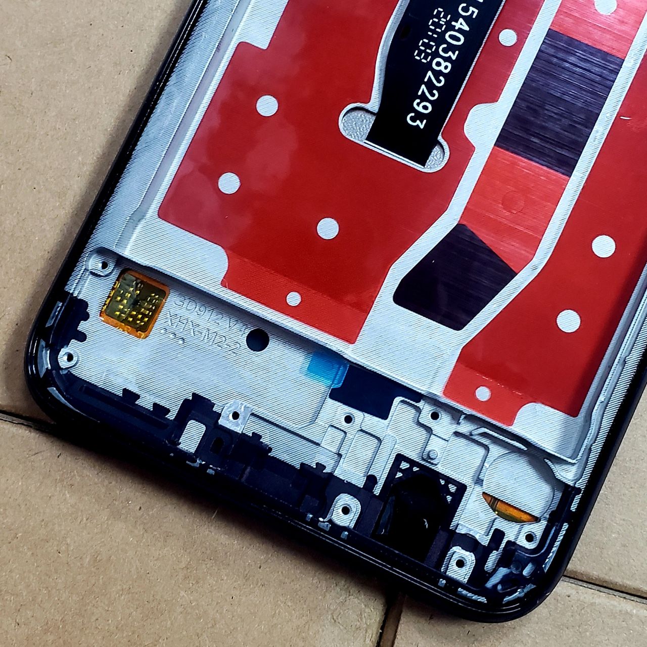 Дисплей Huawei P40 Lite | Nova 7i | Nova 6 SE black, с рамкой, Original (PRC)