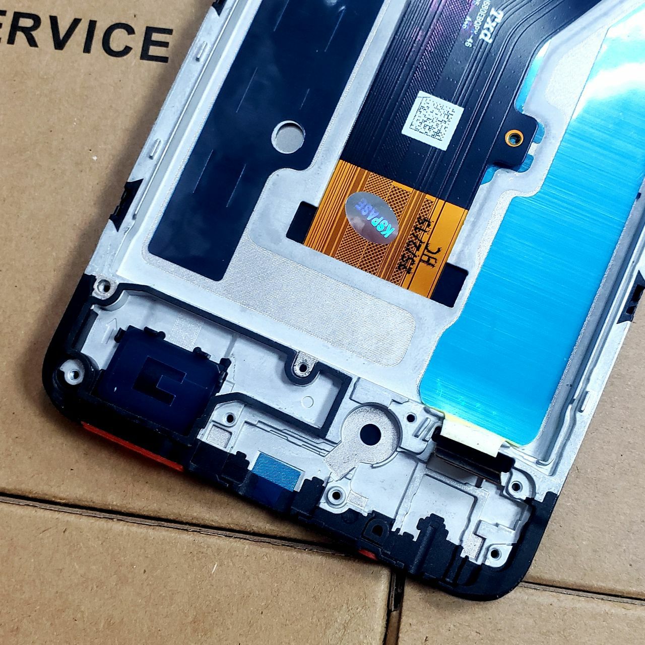 Дисплей Tecno Spark 30C black, с рамкой, Original (China)