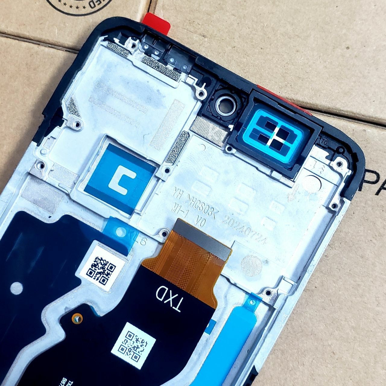 Дисплей Tecno Spark 30C black, с рамкой, Original (China)