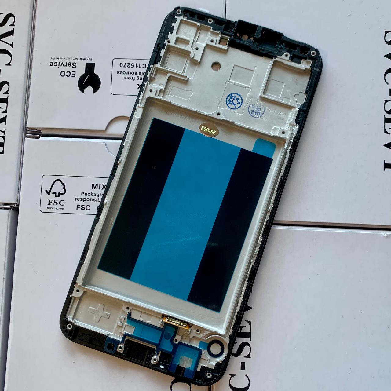 Дисплей Samsung A155 Galaxy A15 5G 2023 black, з рамкою, INCELL