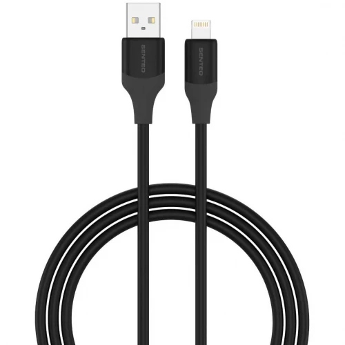 Кабель SENTEO SL-07 2.4A USB to Lightning 1.2m (black)