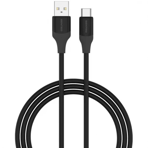 Кабель SENTEO SL-07 3A USB to Type-C 1.2m (black)