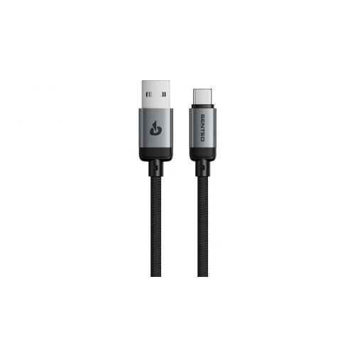 Кабель SENTEO SM-06 nano braided 3A USB to Type-C 1m (black)