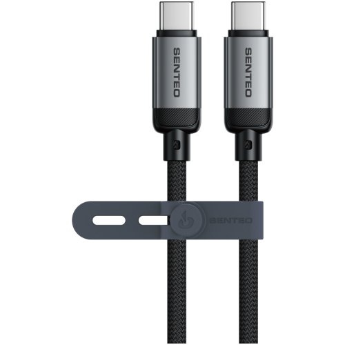 Кабель SENTEO SM-06 nano braided 60W Type-C to Type-C 1m (black)