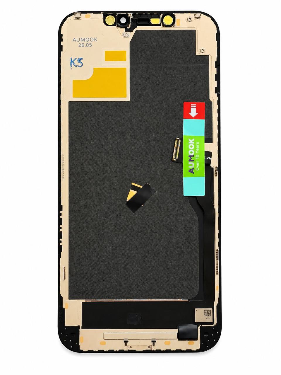 Дисплей iPhone 12 Pro Max black, з рамкою, AUMOOK Prime HARD OLED (move IC)