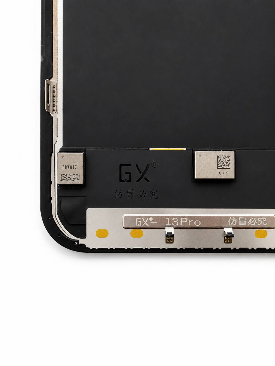 Дисплей iPhone 13 Pro black, з рамкою, GX HARD OLED (move IC)