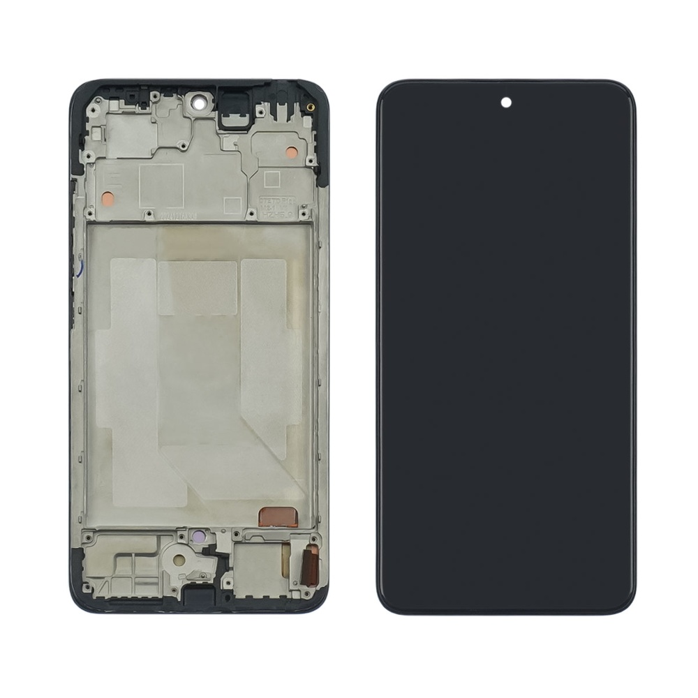 Дисплей Xiaomi Redmi Note 14 4G black, с рамкой, OLED (161*74mm) | Европейская версия