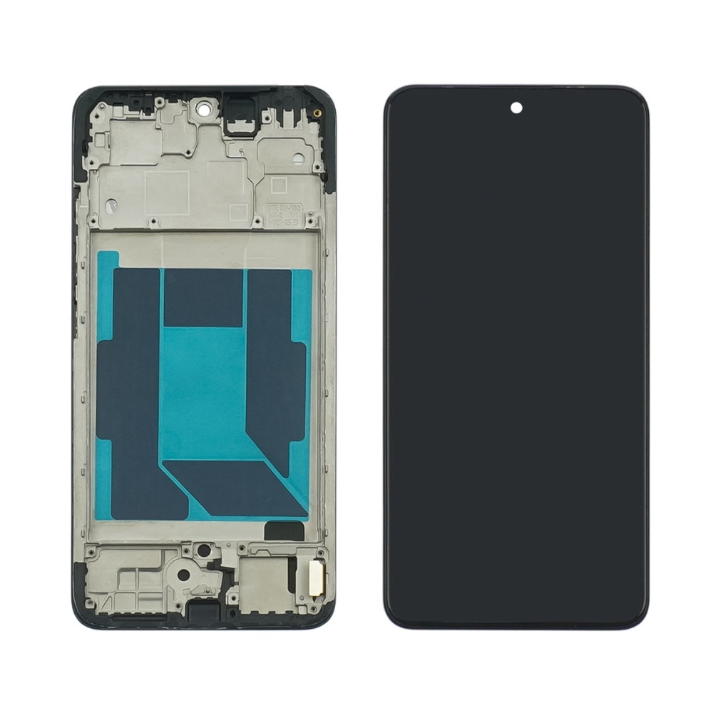 Дисплей Xiaomi Redmi Note 14 4G black, с рамкой, IPS (161*74mm) | Европейская версия