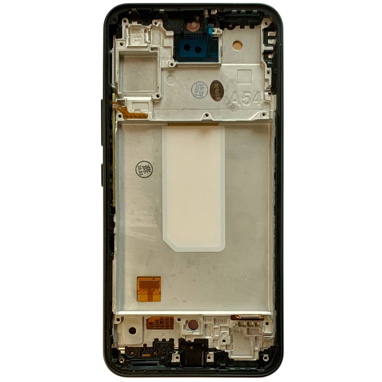 Дисплей Samsung A546 Galaxy A54 2023 black, з рамкою, OLED (Оригінальний розмір матриці)