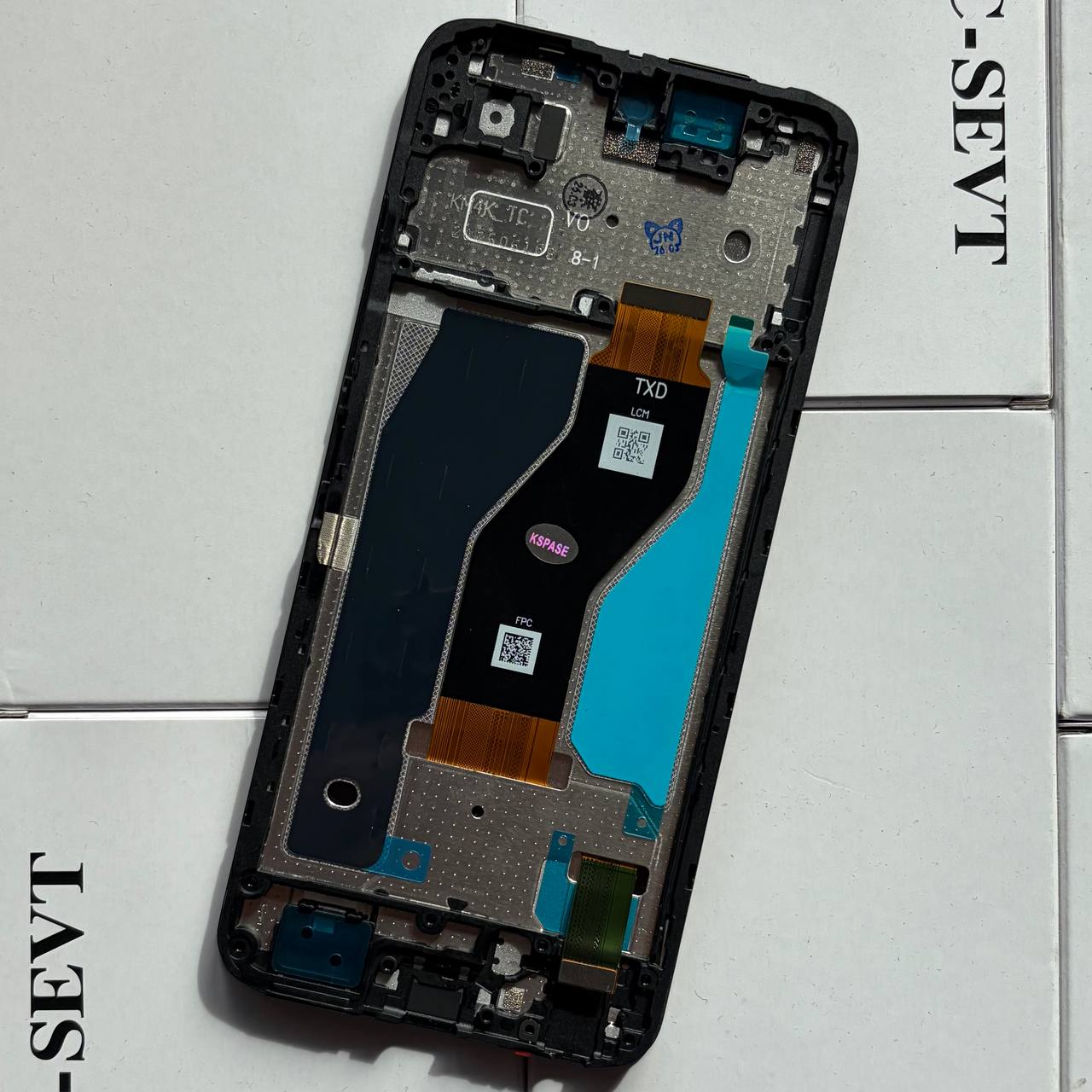 Дисплей Tecno Spark Go 2 black, с рамкой, Original (PRC)
