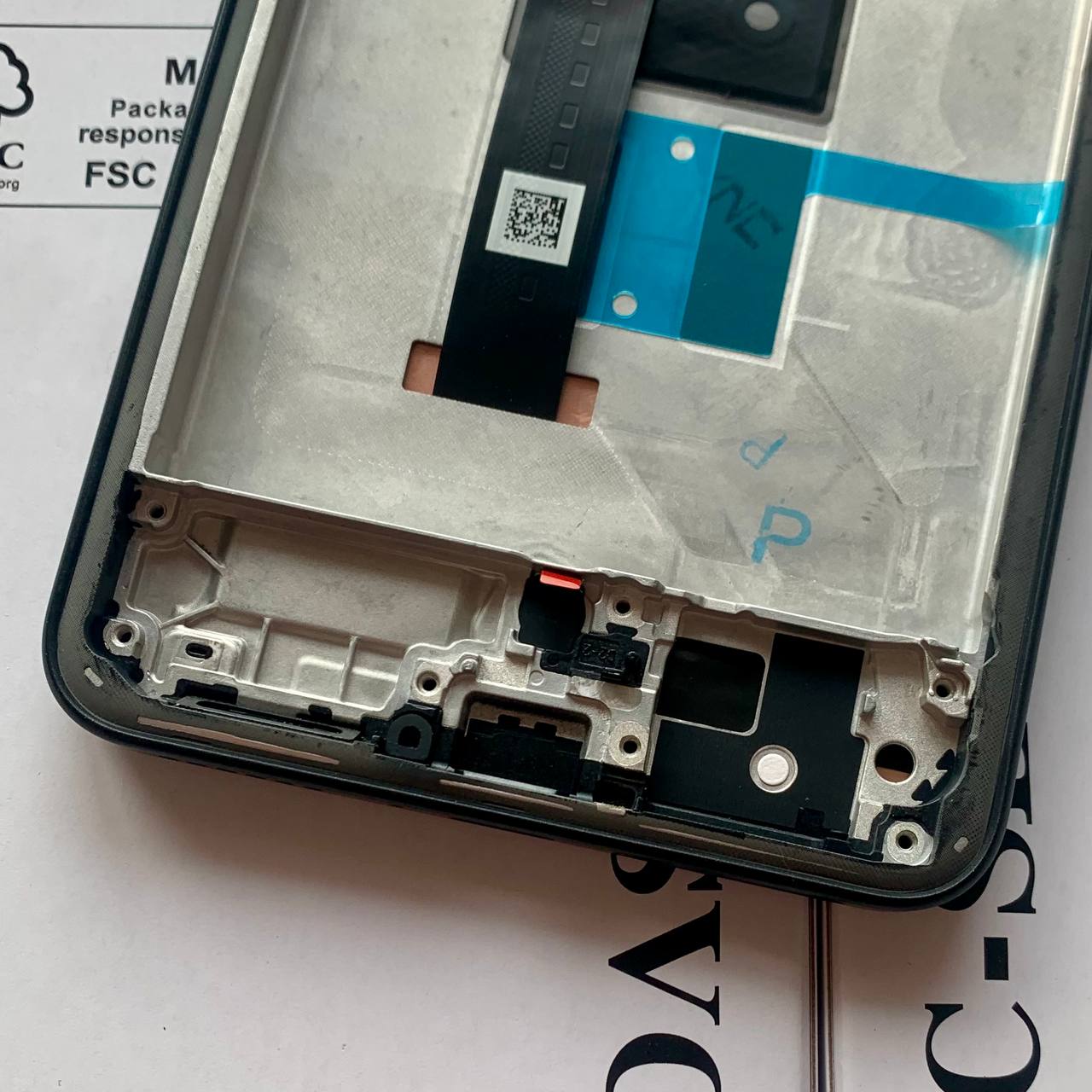 Дисплей Xiaomi Redmi Note 15 Pro 4G black, с рамкой, Original
