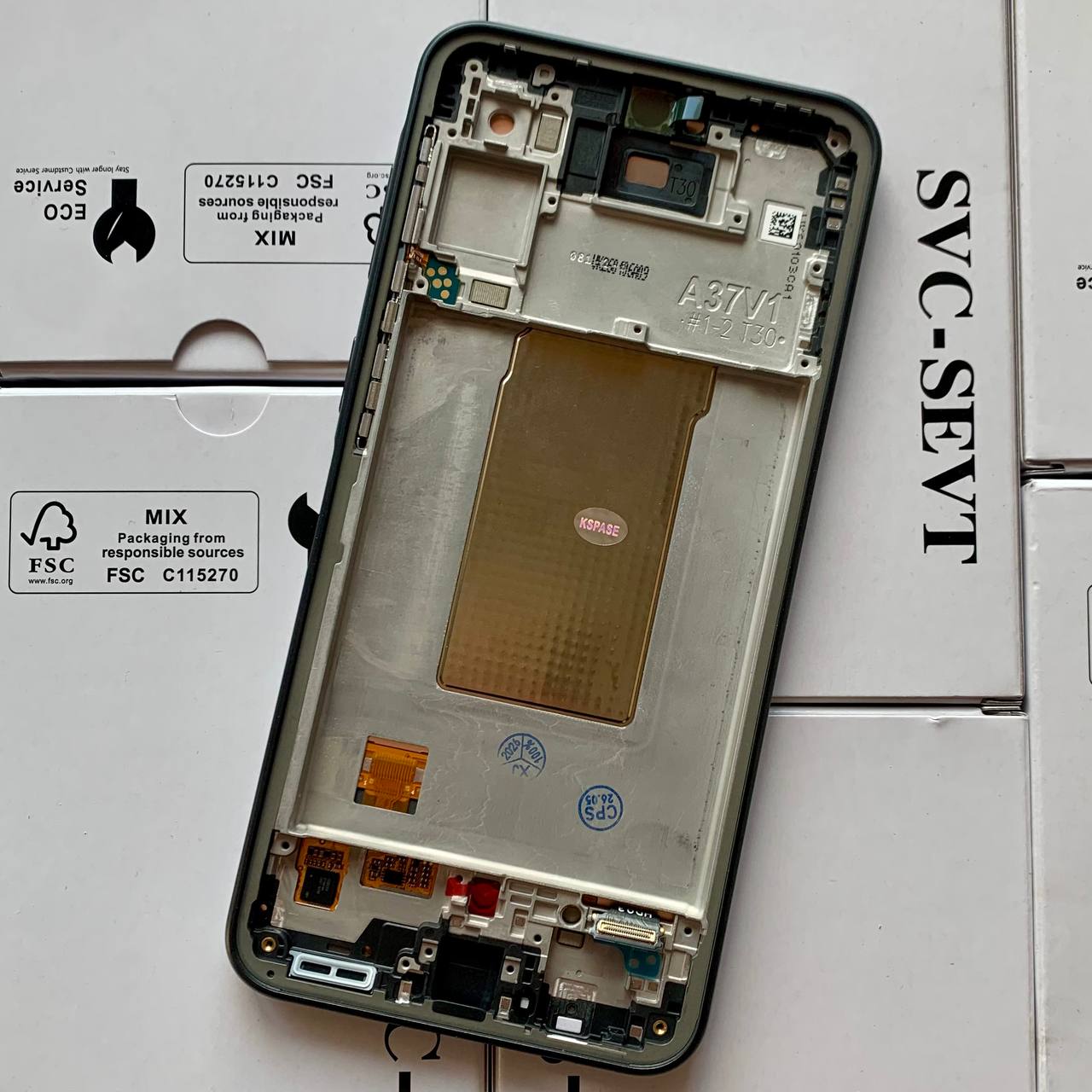 Дисплей Samsung A376 Galaxy A37 5G 2026 black, з рамкою, Original