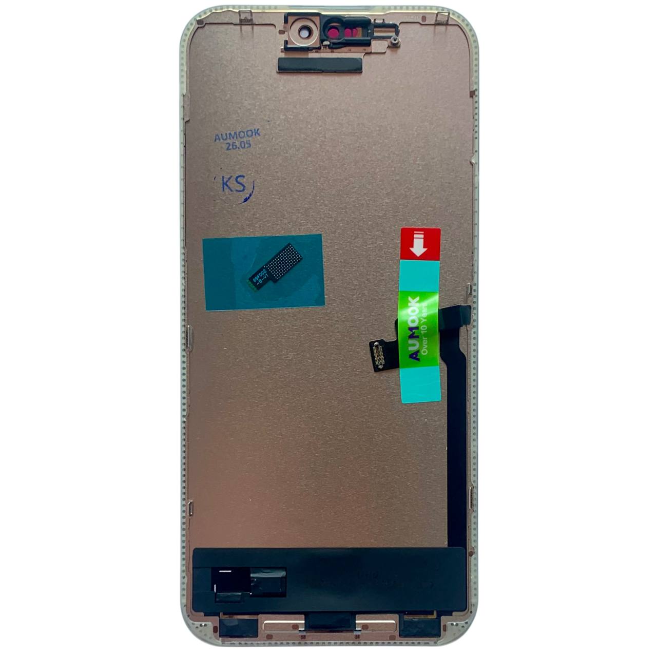 Дисплей iPhone 16 Pro Max black, з рамкою, AUMOOK Prime SOFT OLED 120Hz (move IC)